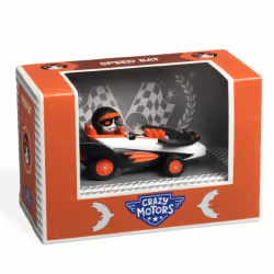 DJECO Crazy Motors, Véhicule de course, 3 an(s), Noir, Blanc