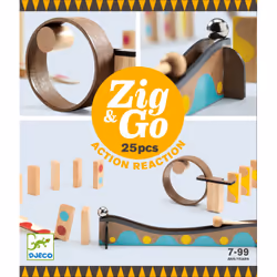 DJECO Zig & Go, 7 an(s), Bois, Multicolore