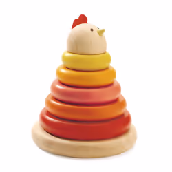 DJECO Cachempil Maman Poule Bois