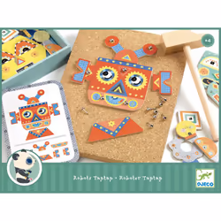 DJECO Tap Tap Roboter, 4 an(s), Multicolore