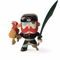 DJECO Arty Toys - Sam Parrot, Figurine à collectionner