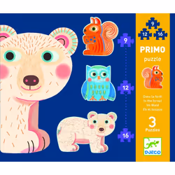 DJECO Puzzle Primo Dans La Forêt