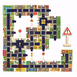 DJECO DJ07161 - Puzzle strade - La Città