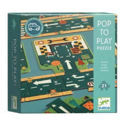 Djeco Puzzle Route 21 Pièces