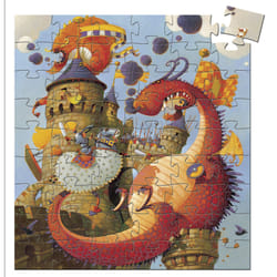 DJECO Puzzle 54 Pièces Vaillant & Les Dragons