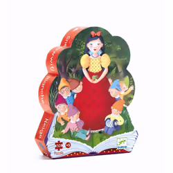 DJECO Snow White 50 pcs - 22,2 x 27,2 x 6 cm, 3 an(s), Bois