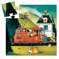 DJECO Le Camion De Pompier - 16 Pièces, 16 pièce(s), Dessins animés, 3 an(s)