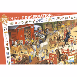 DJECO Puzzle Observation - Equitation