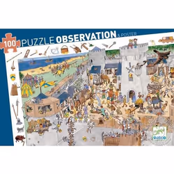 DJECO Puzzle Observation - Le Chateau Fort
