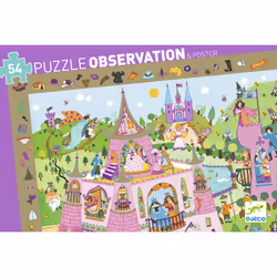 DJECO Puzzle Observation - Princesses
