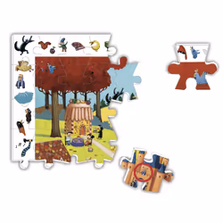 DJECO Puzzle Observation - Les Contes - 54 Pièces