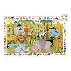 DJECO Puzzle Observation - Jungle - 35 Pièces, 35 pièce(s), 3 an(s)