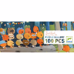 DJECO Gallery Puzzle - Amici del Bosco 100 pezzi, 3 an(s)