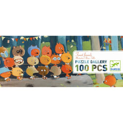 DJECO Gallery Puzzle - Amici del Bosco 100 pezzi