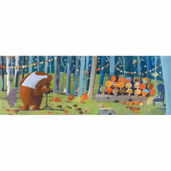 DJECO Gallery Puzzle - Amici del Bosco 100 pezzi