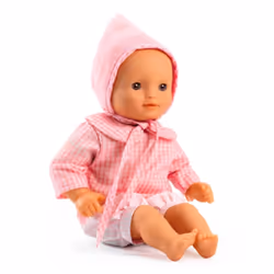 DJECO Pomea Puppe Rose 32cm, Fille