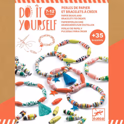 DJECO Do It Yourself Pop and Colourful Bracelets, Kit de fabrication de bracelets pour enfants, 7 an(s), Multicolore