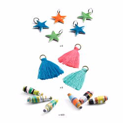 DJECO Do It Yourself Pop and Colourful Bracelets