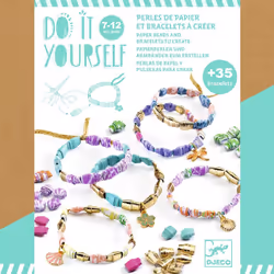 DJECO Do It Yourself Chic and Golden Bracelets, Parure de bijoux, 7 an(s), Multicolore