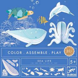 DJECO Cut Out Sea Life
