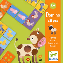 DJECO Domino farm - 12 x 12 x 12 cm