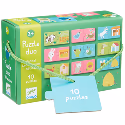 DJECO Puzzle Duo Habitat