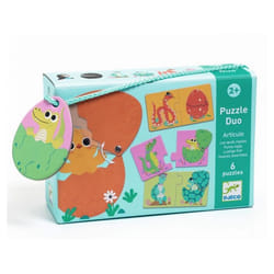 Puzzle Duo articulo - DJECO - Les oeufs rigolos - Enfant - 24 mois - Coloris Unique