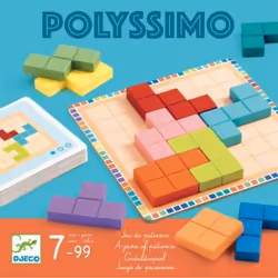 DJECO Polyssimo, Jeu de société, Puzzle, 7 an(s), Edition de voyage