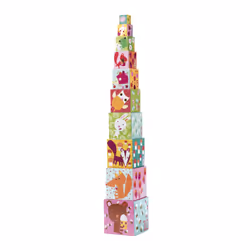 DJECO Cubes - Forêt, 1 an(s), Carton, Multicolore
