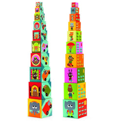 DJECO 10 Cubes Véhicules