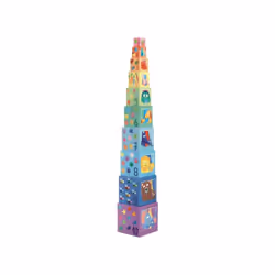DJECO Rainbow, Elements de jeu de construction, 1 an(s), 10 pièce(s)