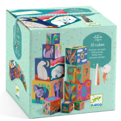 DJECO Jouet empilable Tour de Cube