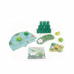DJECO Little Balancing, 2,5 an(s), Bois, Carton, Caoutchouc, Multicolore