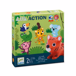 DJECO Little Action, Jeu de cartes, Assortiments, 2,5 an(s)