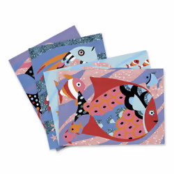 DJECO Sable Colorés - Arcs En Ciel Poisson
