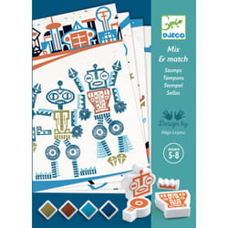 DJECO Alien Robots Stamp Set