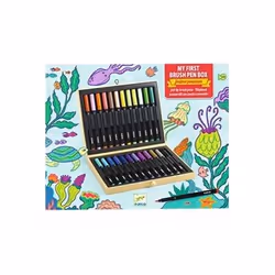 DJECO Erste Pinselstifte-Box, Kit de moulage/peinture pour enfants, 5 an(s), Multicolore
