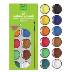 Djeco Gouache - 12 Couleurs