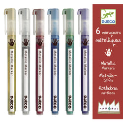 DJECO 6 Marqueurs Métalliques