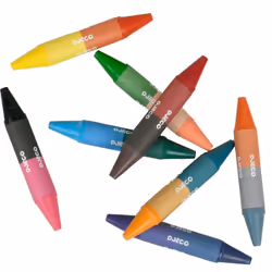 DJECO 8 Crayons Doubles