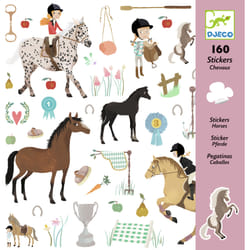 DJECO Stickers Les Chevaux