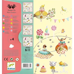 DJECO Stickers Le Goûter Des Princesses