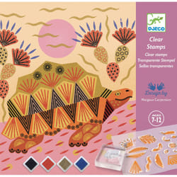 DJECO Patterns and Animals Clear Stamps