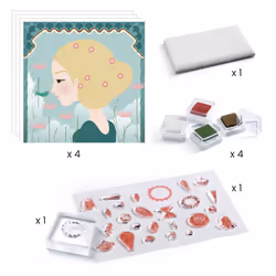 DJECO Patterns and Decorations Clear Stamp Set