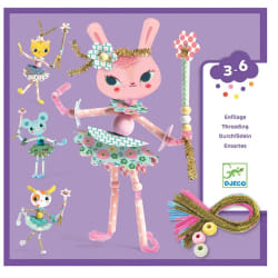 Djeco Coffret Créatif Enfilage Mes Fées à Moi