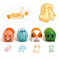 DJECO Garden Animal Stamps for Littles Ones