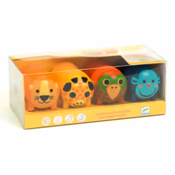 DJECO Safari Animal Stamps for Little Ones