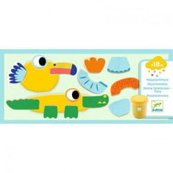 DJECO Dj09030 Pâte à modeler Multicolore