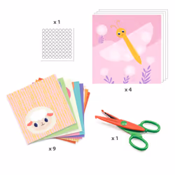 DJECO Crinkle Cutting Collage Set