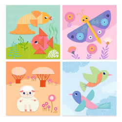 DJECO Crinkle Cutting Collage Set - Vue supplémentaire 4